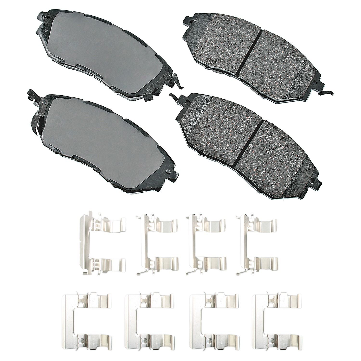 AKEBONO BRAKE CORPORATION ProACT Ultra-Premium Bra ke Pads - Front act1078a