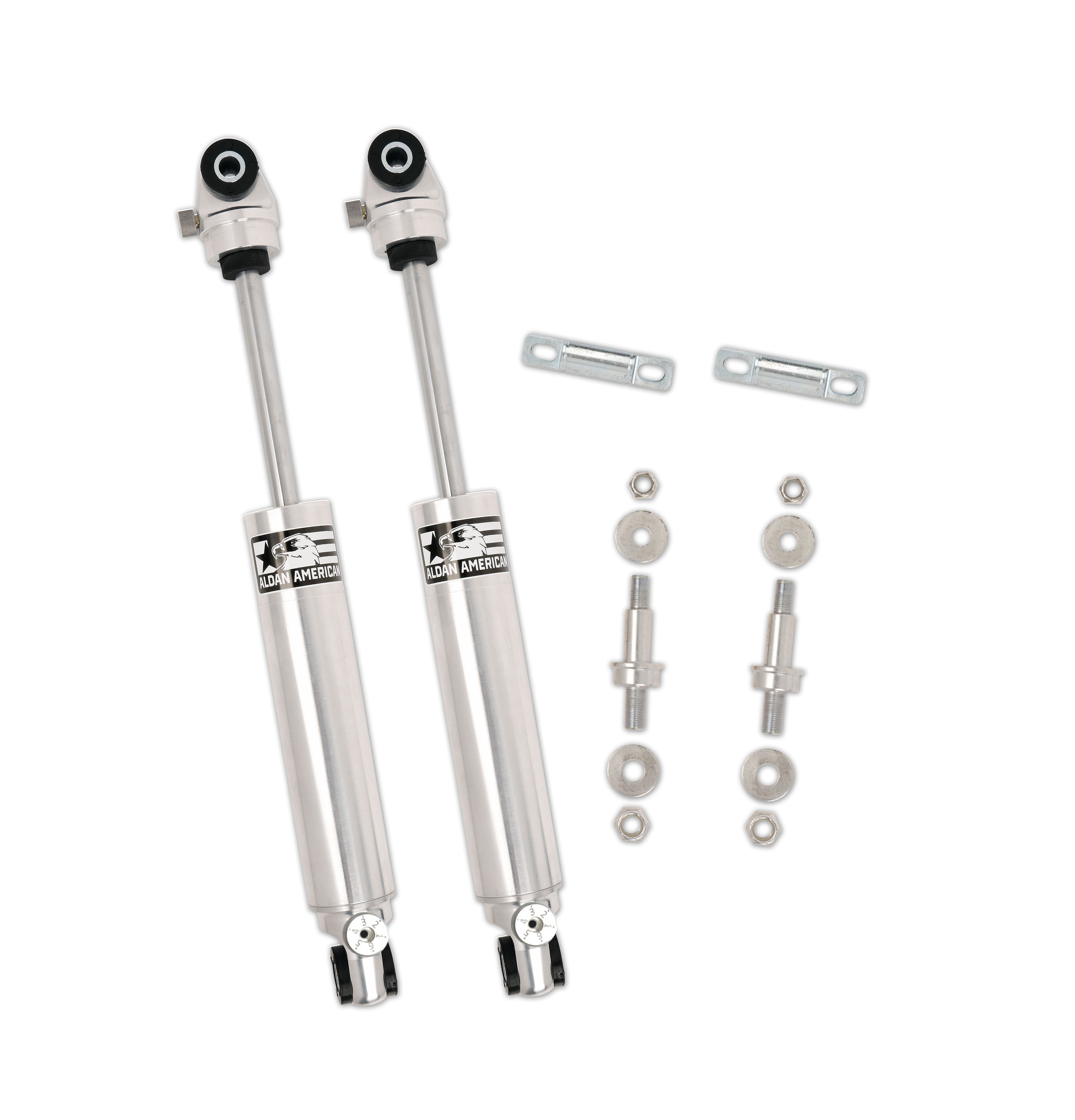 ALDAN AMERICAN Shock Kit TrackLine 64-88 GM A G and 68-74 X-Body Rear Double Adj. - Pair 300282