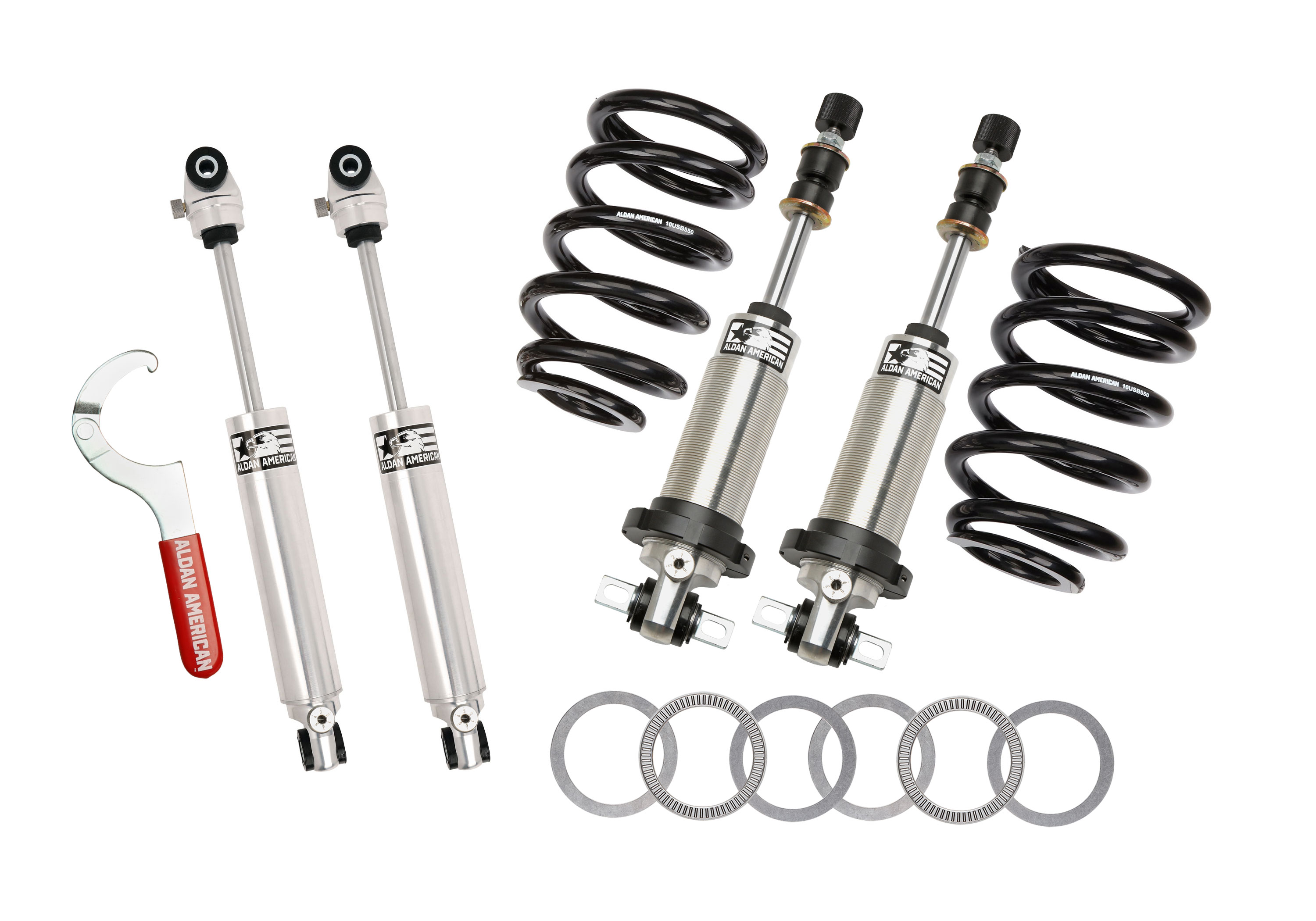 ALDAN AMERICAN Suspension Package Track Comp GM 58-70 Full Double Adjustable BB Kit 300314