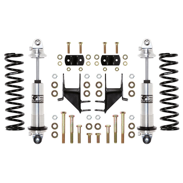 ALDAN AMERICAN Coil-Over Kit Buick Chevy Olds Pontiac Rear Double Adj. 120 lbs. Springs abrld image 3