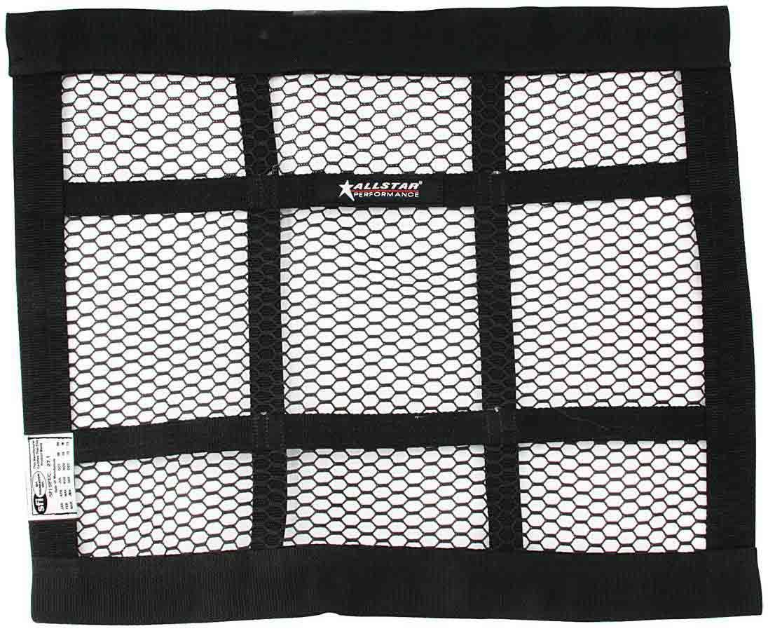 ALLSTAR PERFORMANCE Mesh Window Net Black 22 x 18 SFI all10211
