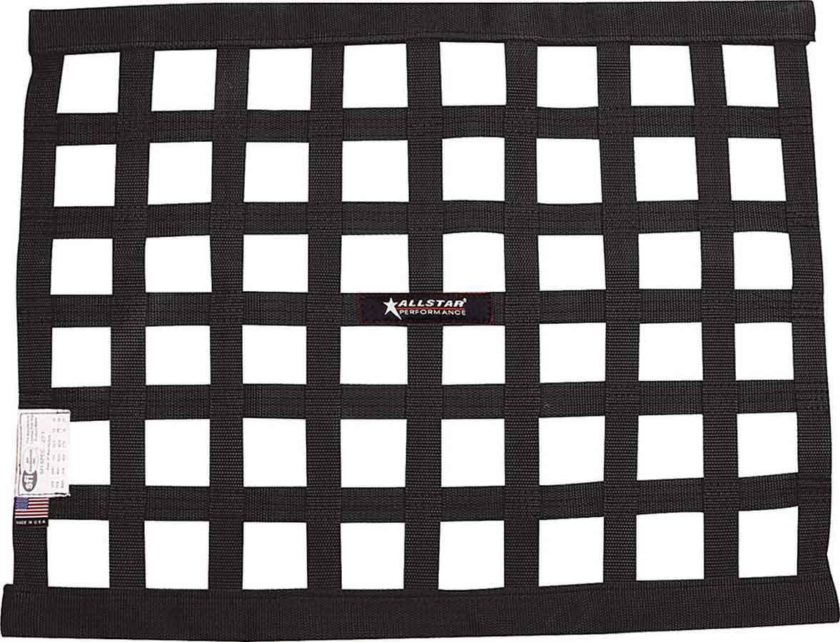 ALLSTAR PERFORMANCE Window Net Border Style 18 x 24 SFI Black all10285