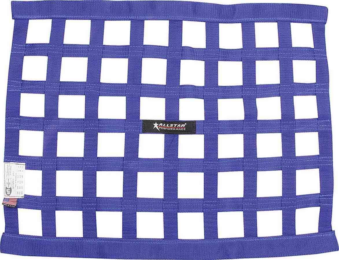 ALLSTAR PERFORMANCE Window Net Border Style 18 x 24 SFI Blue all10286