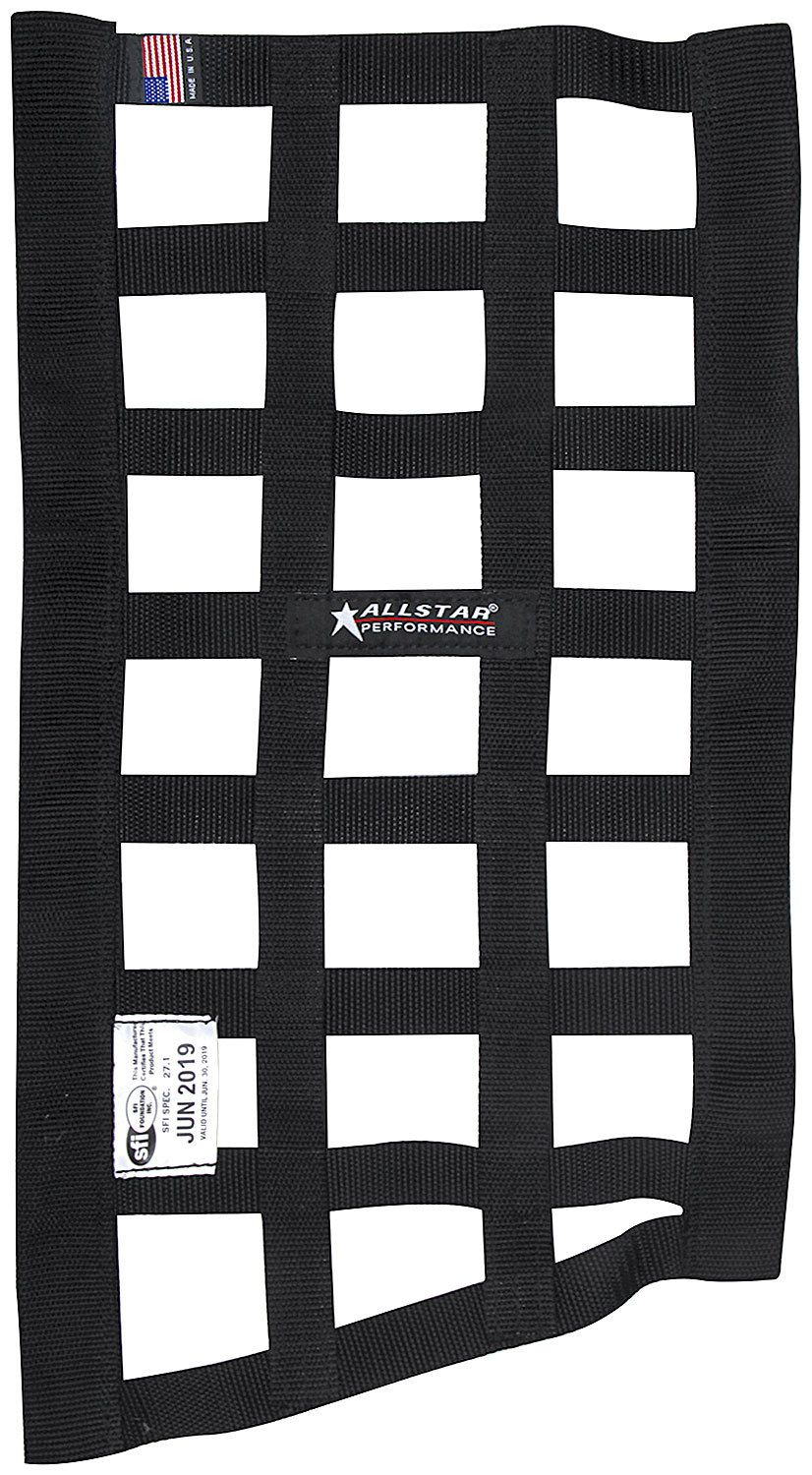 ALLSTAR PERFORMANCE Window Net Border Style Funny Car Black SFI all10291