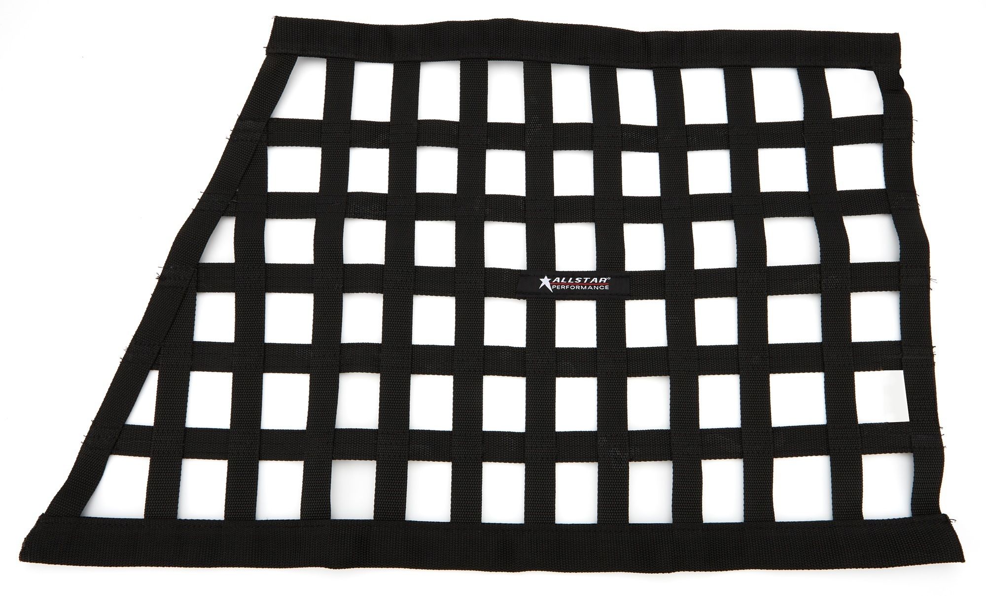 ALLSTAR PERFORMANCE Window Net Ribbon Style Angled Black Non-SFI all10293
