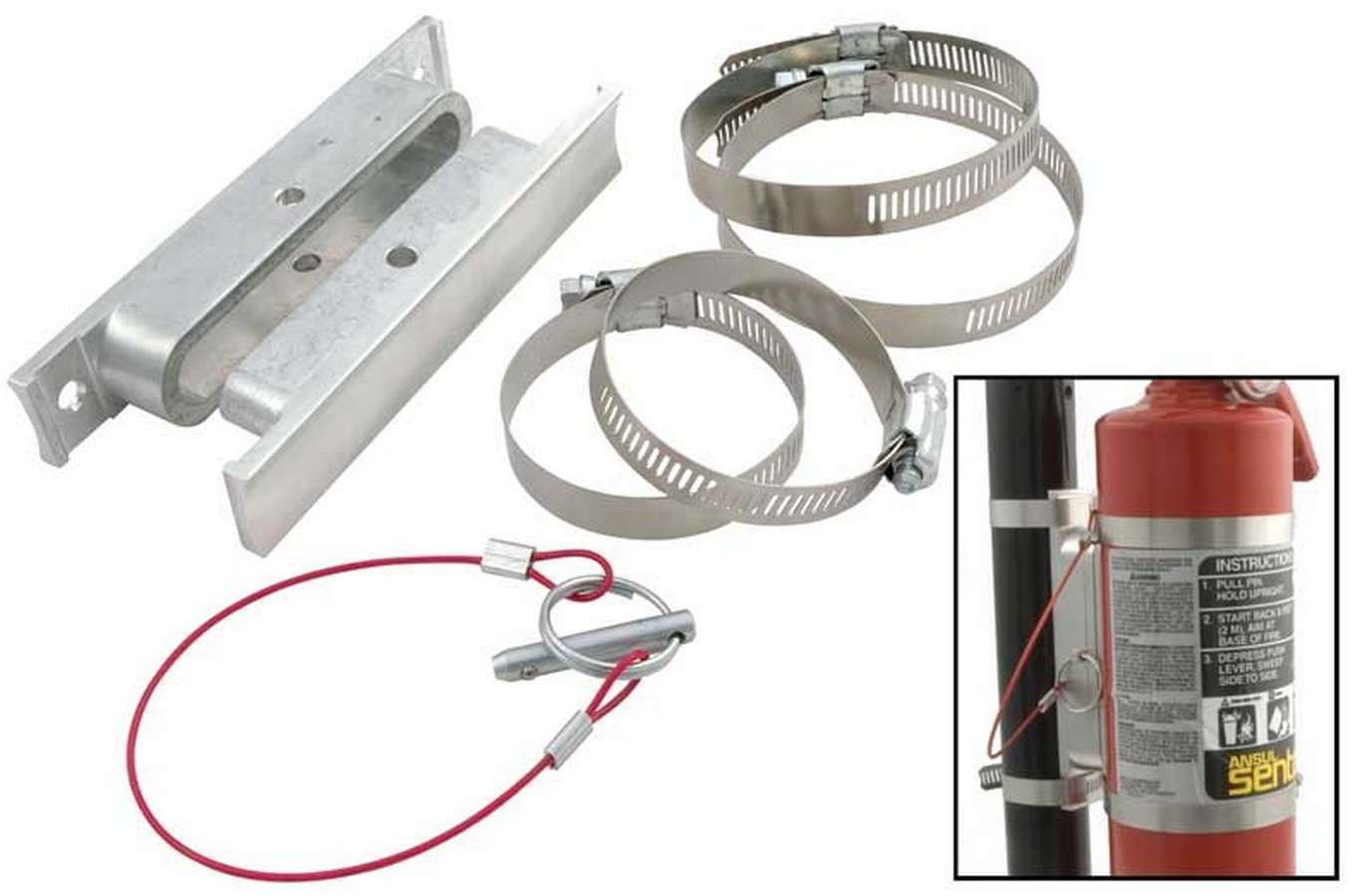ALLSTAR PERFORMANCE Quick Release Fire Ext Bracket all10510