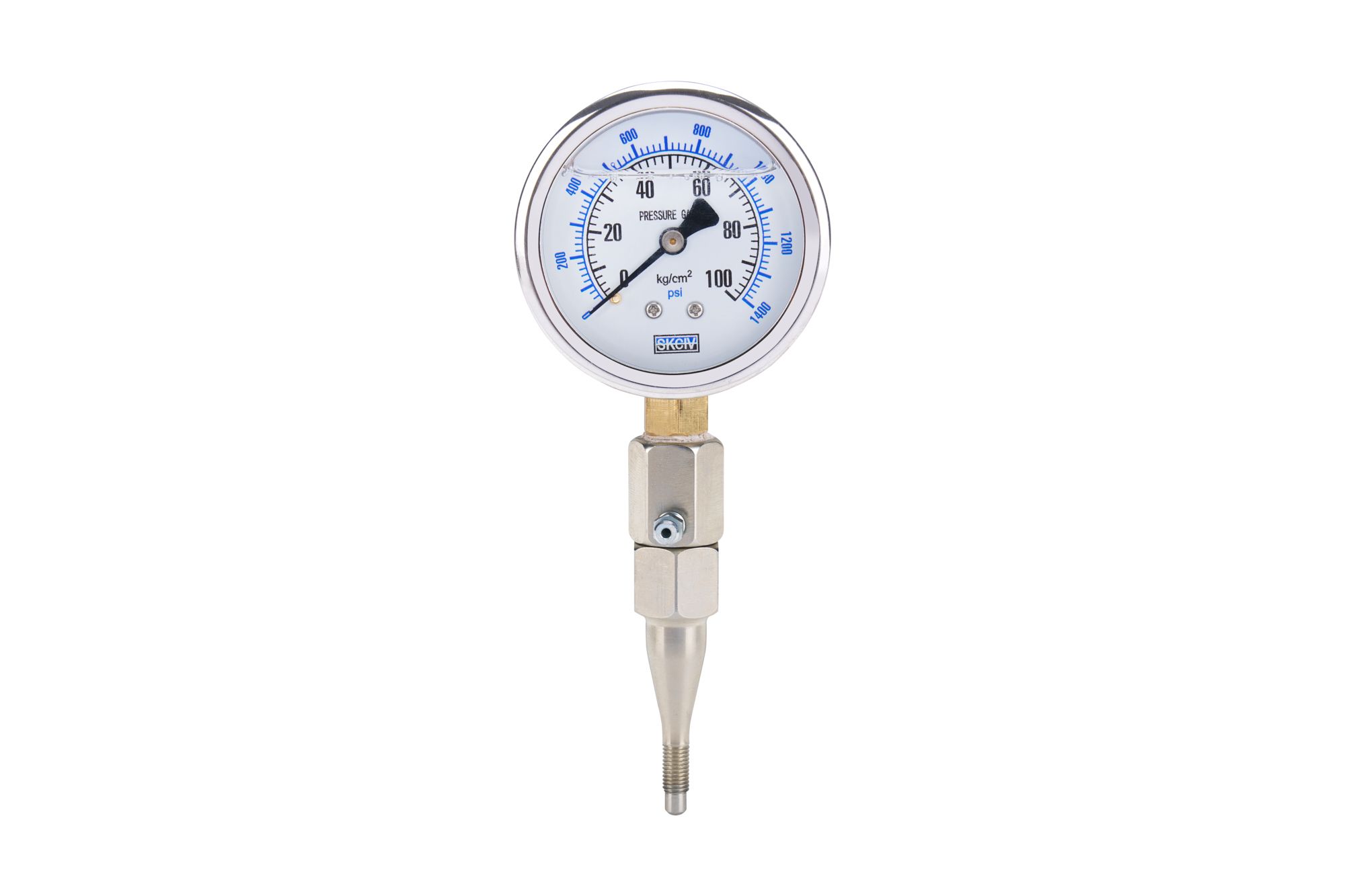 ALLSTAR PERFORMANCE Brake Pressure Gauge 360 Deg Rotation all11020