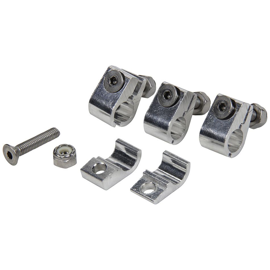 ALLSTAR PERFORMANCE 2pc Alum Line Clamps 3/8in 4pk all18323