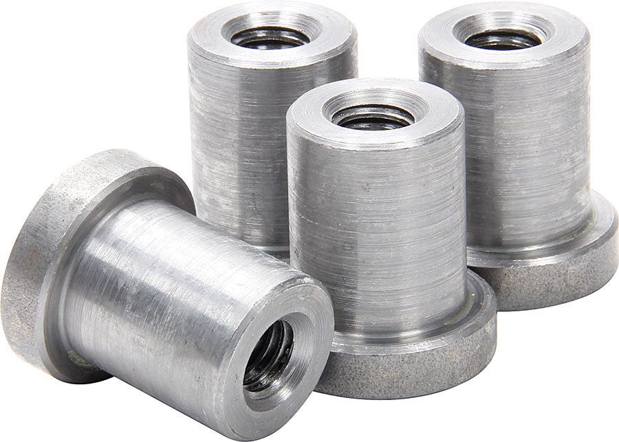 ALLSTAR PERFORMANCE Weld On Nuts 3/8-16 Long 4pk all18550
