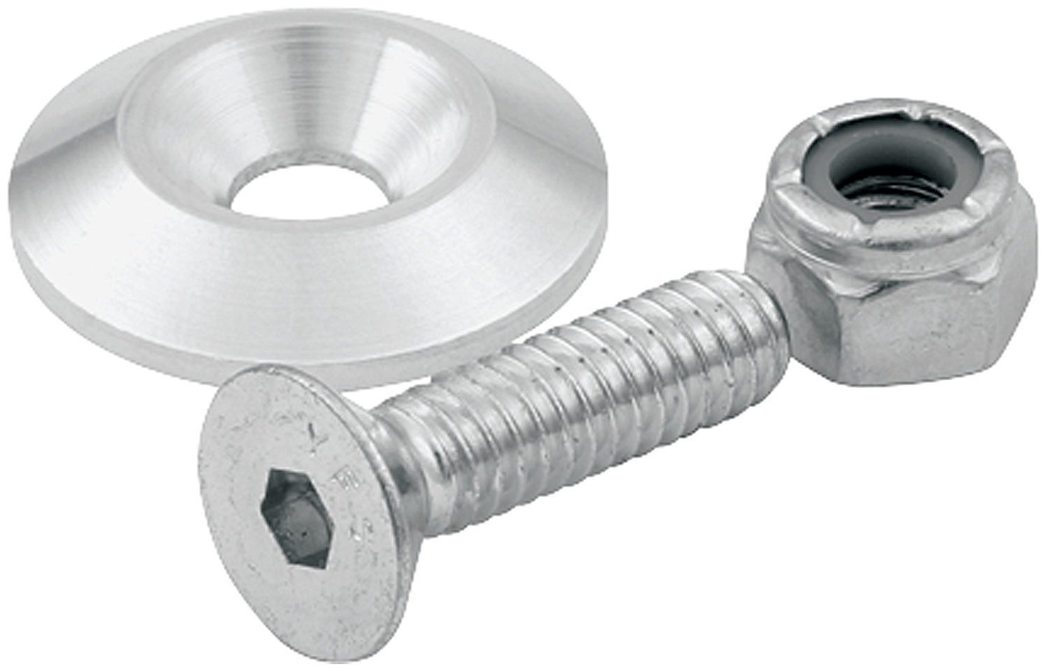 ALLSTAR PERFORMANCE Countersunk Bolts #10 w/1in Washer 10pk all18630