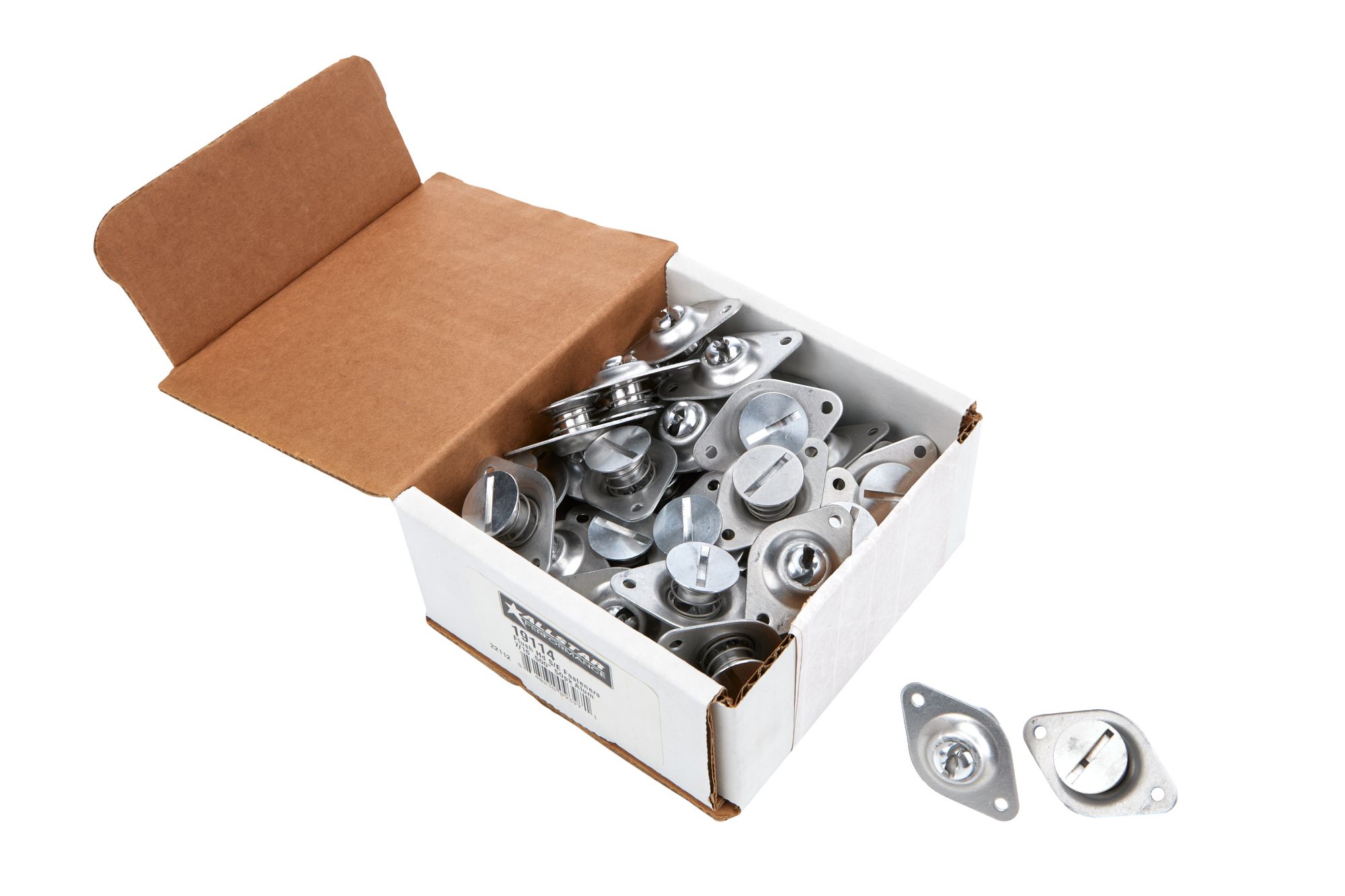 ALLSTAR PERFORMANCE Flush Hd S/E Fasteners 7/16 .500in 50pk Alum all19114