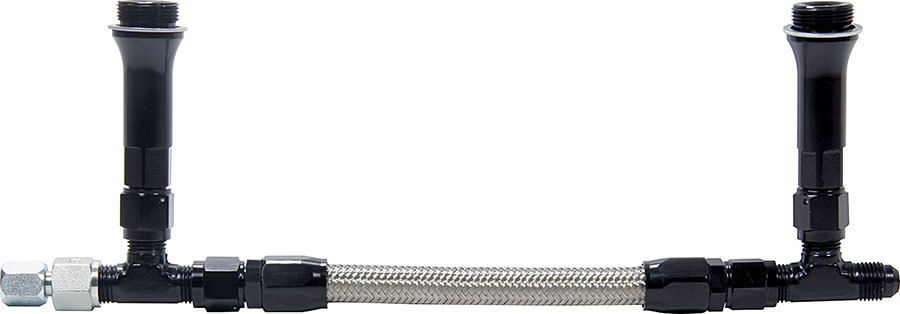 ALLSTAR PERFORMANCE Fuel Line Kit 9-5/16in Std Holley -6AN Black all26164