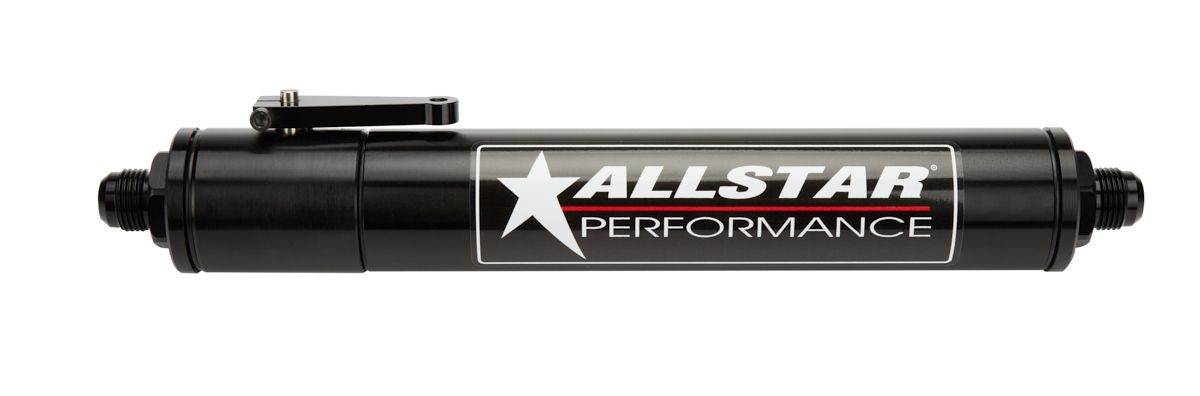 ALLSTAR PERFORMANCE Fuel Filter w/ Shut Off 6AN No Element all40196