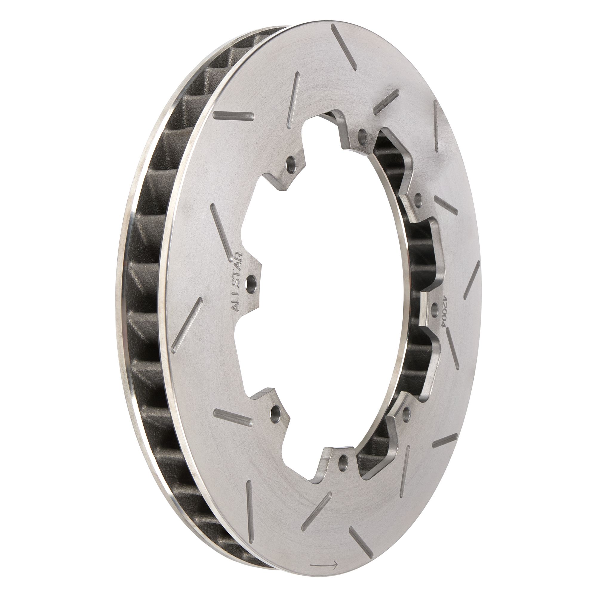 ALLSTAR PERFORMANCE Rotor LH 8 Bolt 40 Vane 1.25x11.75 Vented all42004