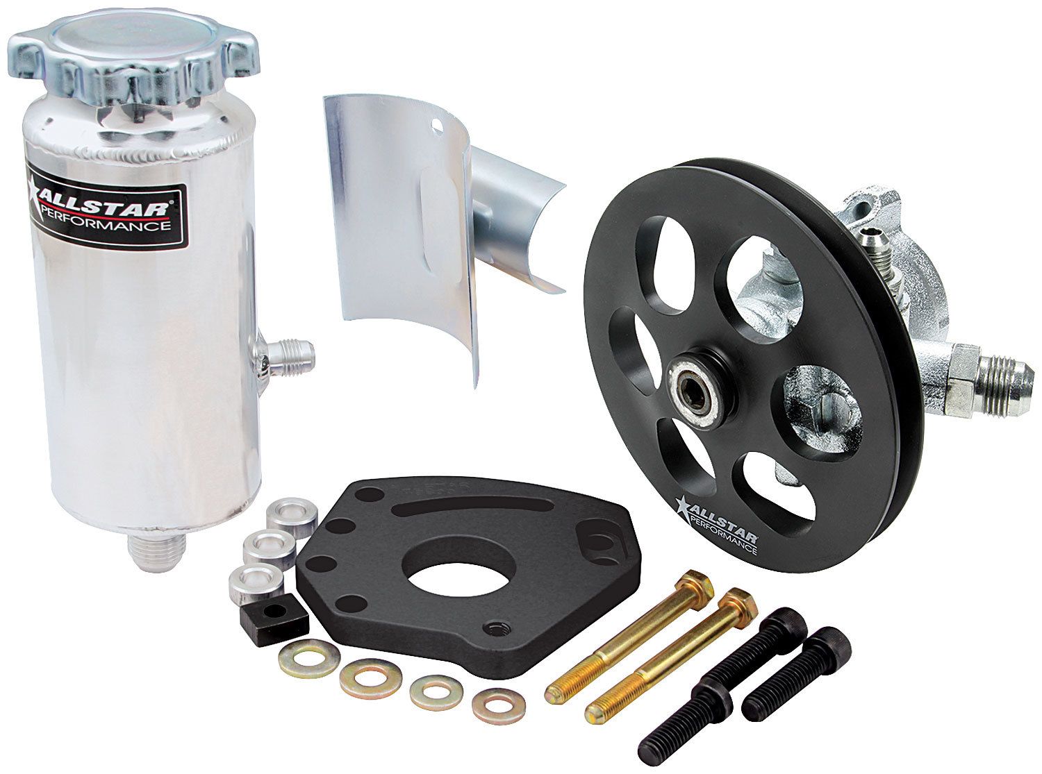 ALLSTAR PERFORMANCE Power Steering Kit Head Mount all48240