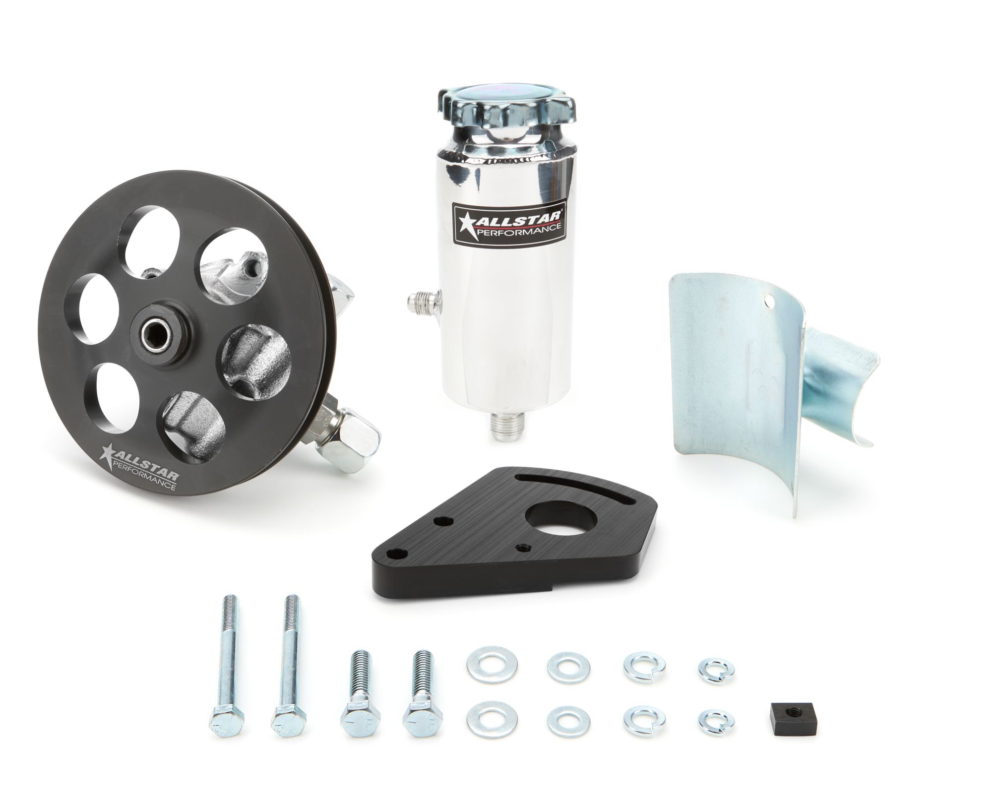 ALLSTAR PERFORMANCE Power Steering Kit Block Mount all48242