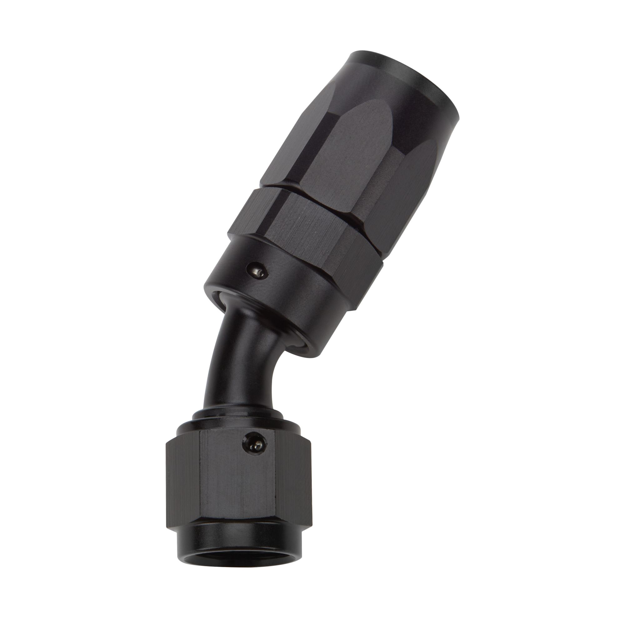 ALLSTAR PERFORMANCE Reusable Hose End Black 30 Deg Elbow -10 all49324