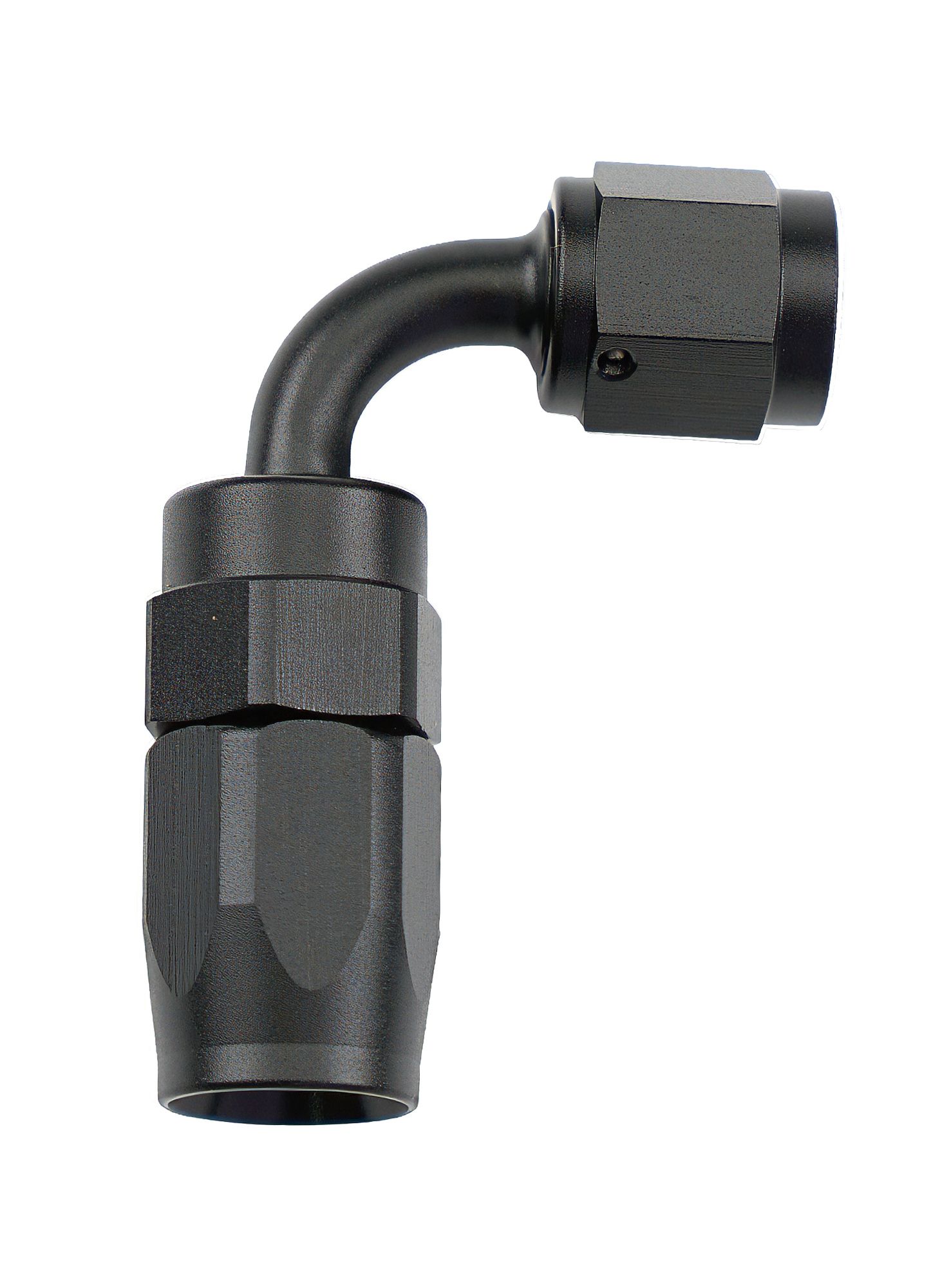 ALLSTAR PERFORMANCE Reusable Hose End Black 90 Deg Elbow -4 all49351