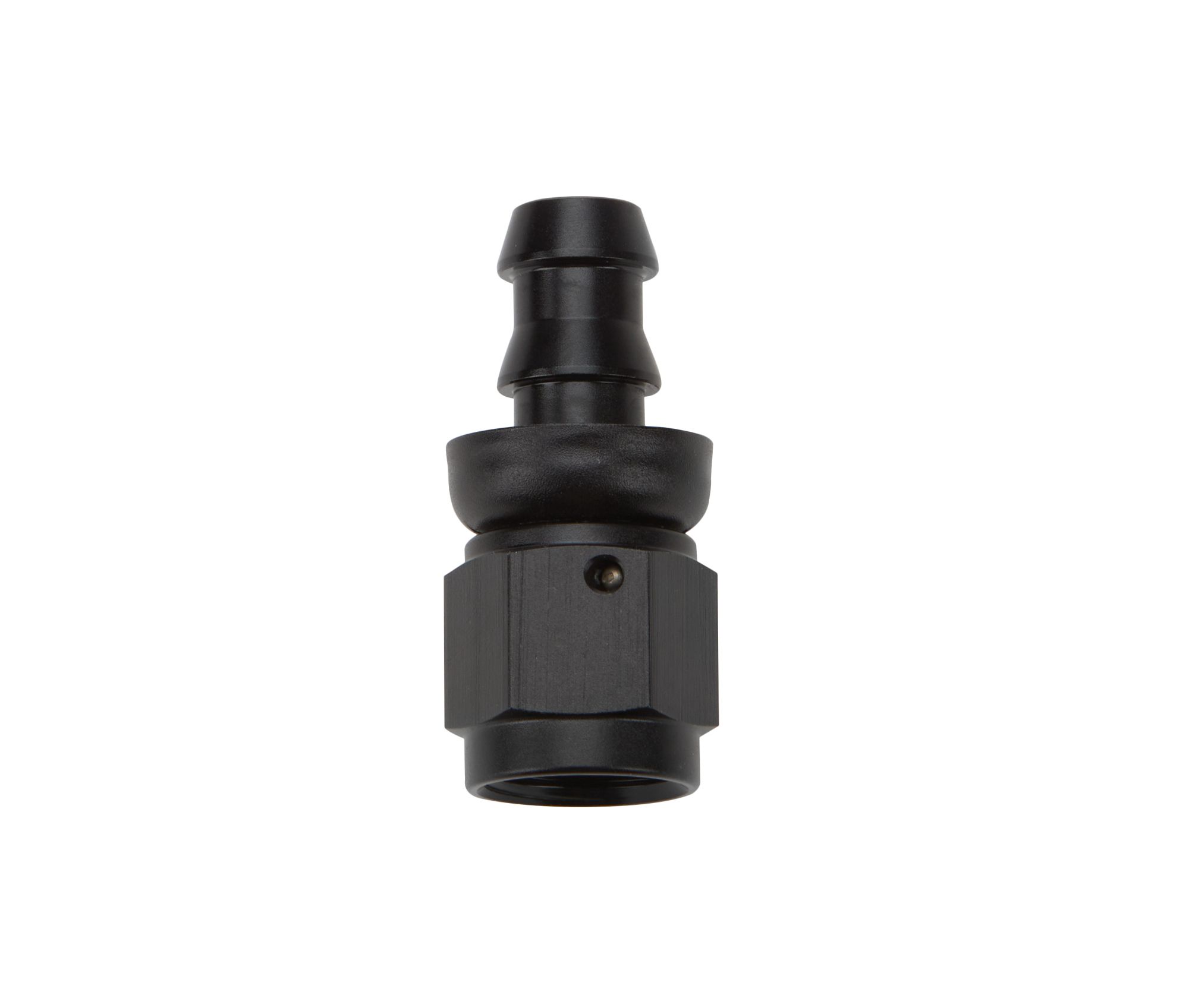 ALLSTAR PERFORMANCE Pushlock Hose End Black Straight -6 all49412