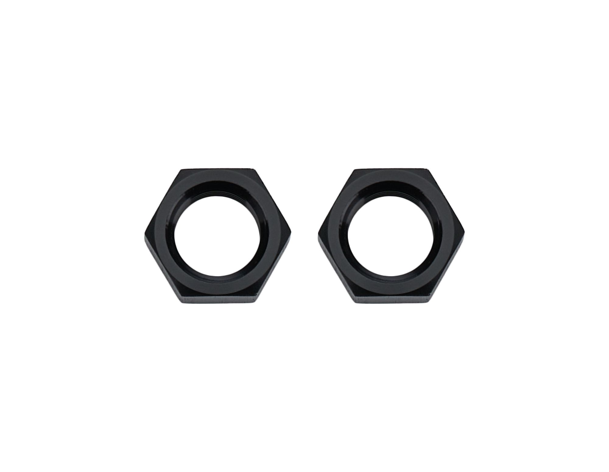 ALLSTAR PERFORMANCE Bulkhead Nuts Black -3 2pk all50098