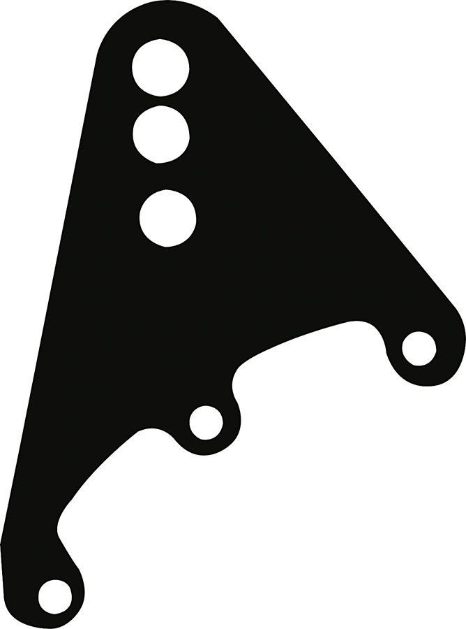 ALLSTAR PERFORMANCE Upper Link Brackets 1pr Steel 3 Hole all60150