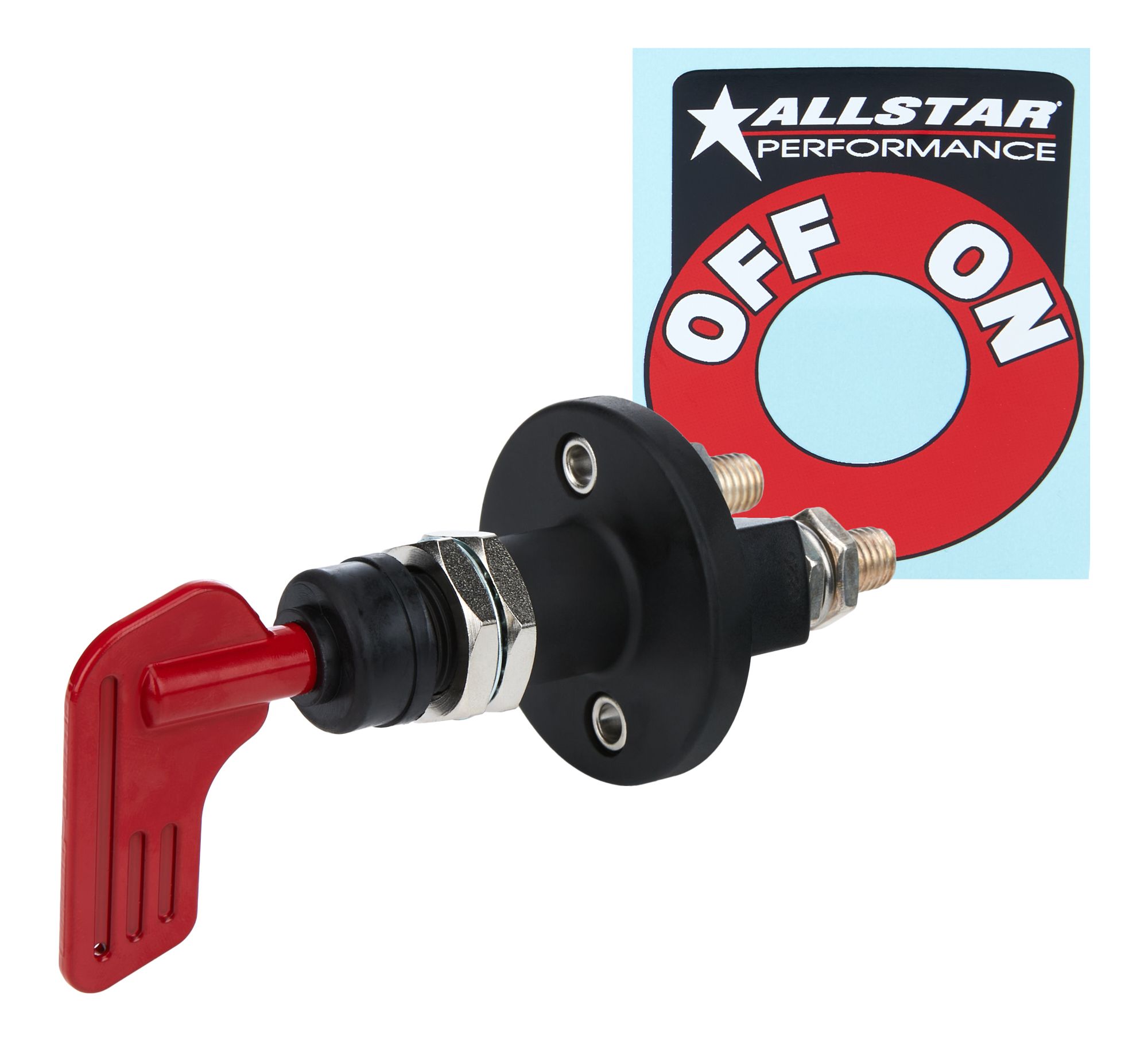 ALLSTAR PERFORMANCE Battery Disconnect with Decal Key Style all80152