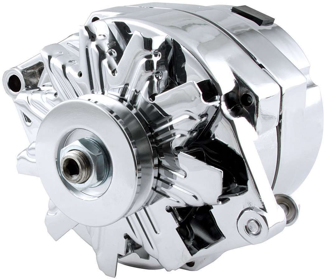 ALLSTAR PERFORMANCE GM Alternator Chrome 100 Amp 1-Wire all80505