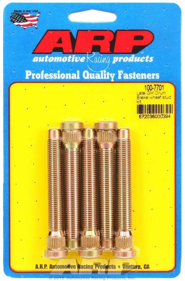 ARP Late Model GM Drum Brake Wheel Stud Kit 100-7701