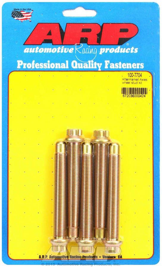 ARP 1/2in x 20 Thread 3in Long Wheel Stud Kit (5 Studs) 100-7704