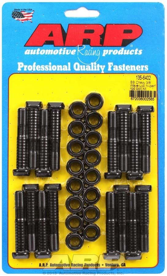 ARP BB Chevy 3/8in Wave-Loc High Performance Rod Bolt Kit 135-6402