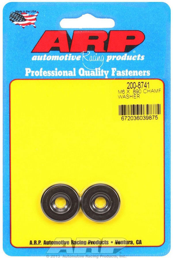 ARP M6 ID .890 OD Black Washers (2 Pack) 2008741