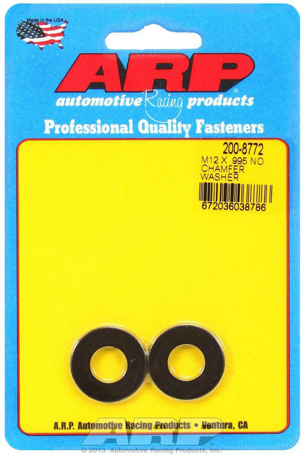 ARP M12 ID 0.995 OD Black Washers (2 pack) 2008772