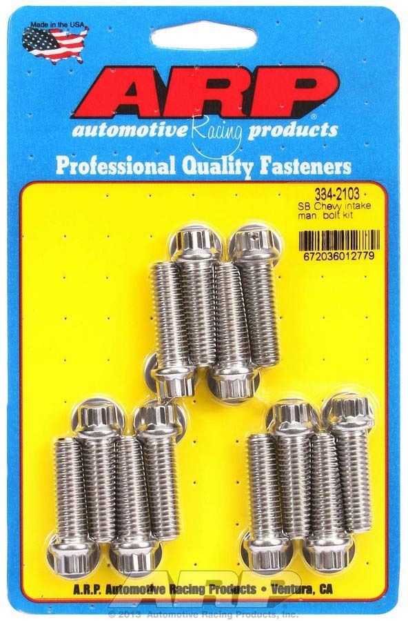 ARP SB Chevy Intake Manifold Bolt Kit 334-2103