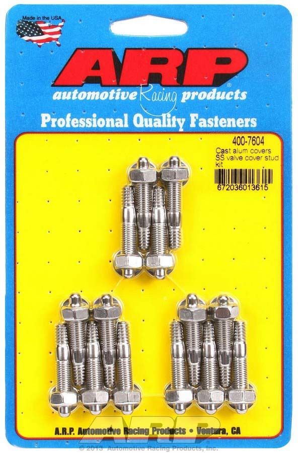 ARP Cast Alum Covers SS Valve Cover Stud Kit 400-7604