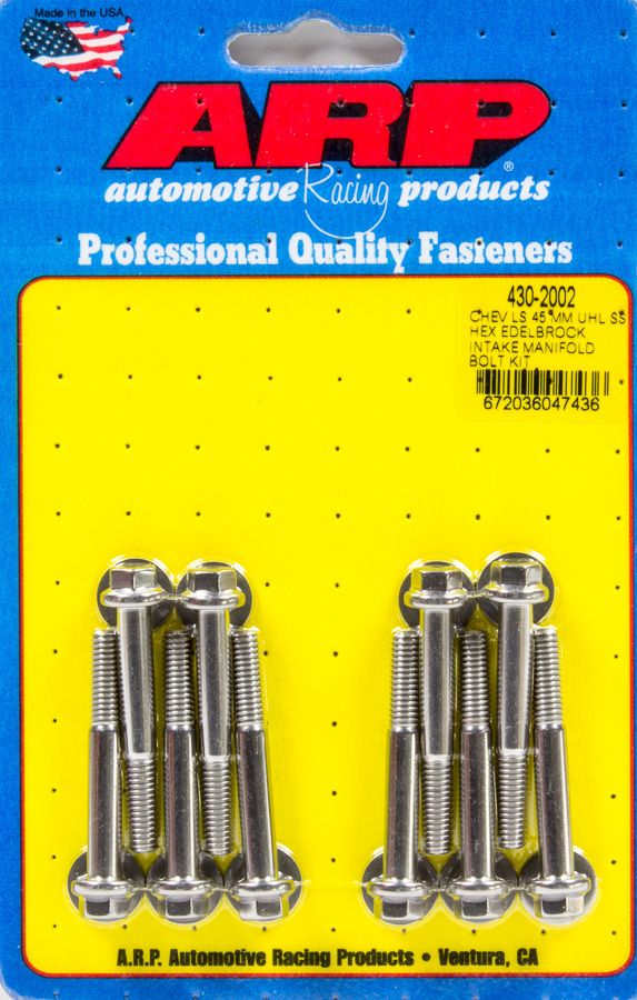 ARP Intake Manifold Bolt Kit GM LS w/Edelbrock Intake 430-2002