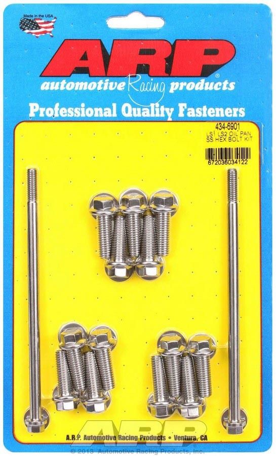 ARP LS1 LS2 SS Hex Oil Pan Bolt Kit 434-6901