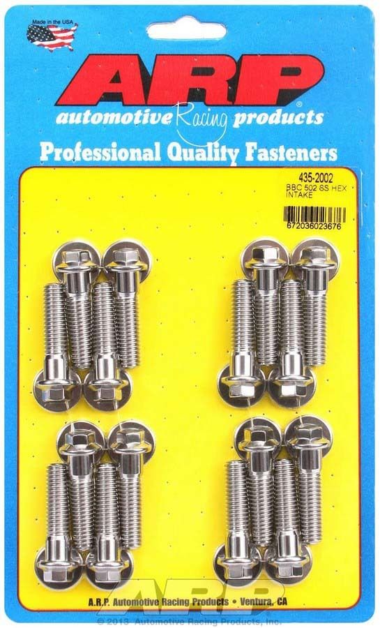 ARP BB Chevy 502 SS Hex Intake Manifold Bolt Kit 435-2002