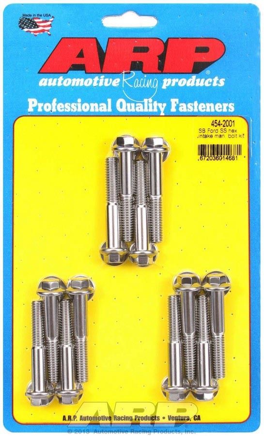 ARP Ford SS Hex Intake Manifold Bolt Kit 454-2001