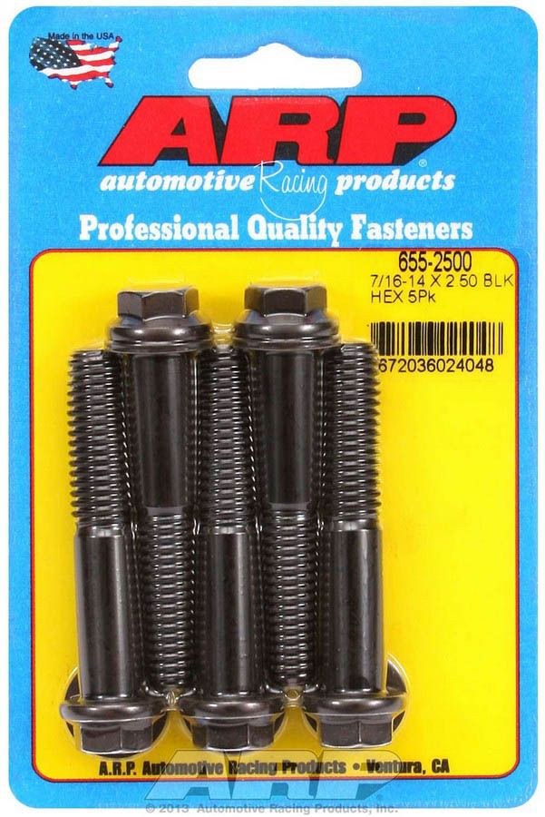 ARP Bolt Kit - 6pt. (5) 7/16-14 x 2.500 655-2500