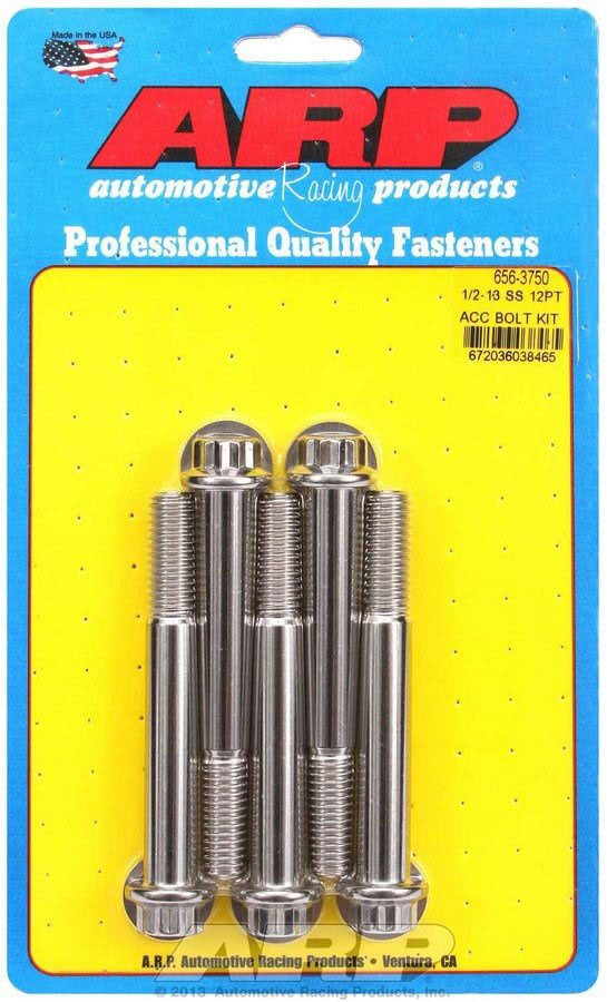ARP 1/2-13 X 3.750 12pt SS Bolts 6563750