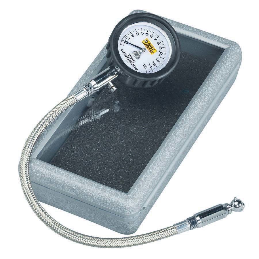 Autometer 0-15PSI Lo-Pressure Tire Pressure Gauge 2159
