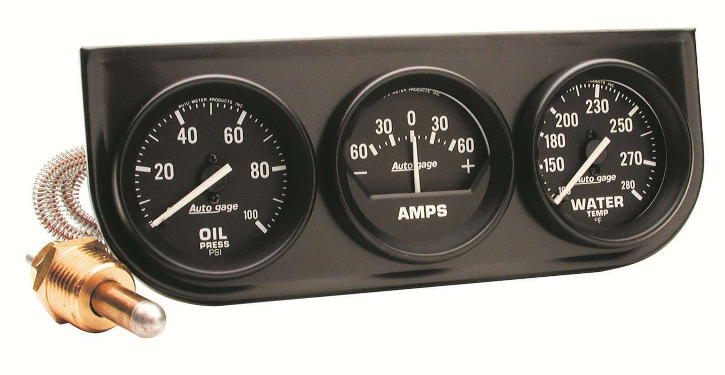 AutoMeter 2in Blk Mech Gauge Pnl 2393