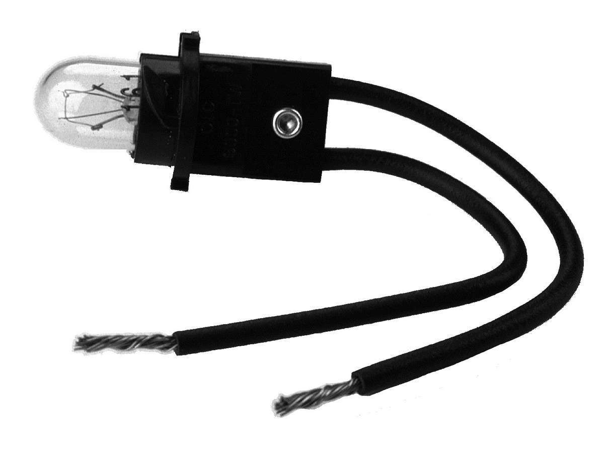 Autometer T3 2.7W/4.6W/4.9W Wedge Twist In Light Bulb/Socket Assembly 3220