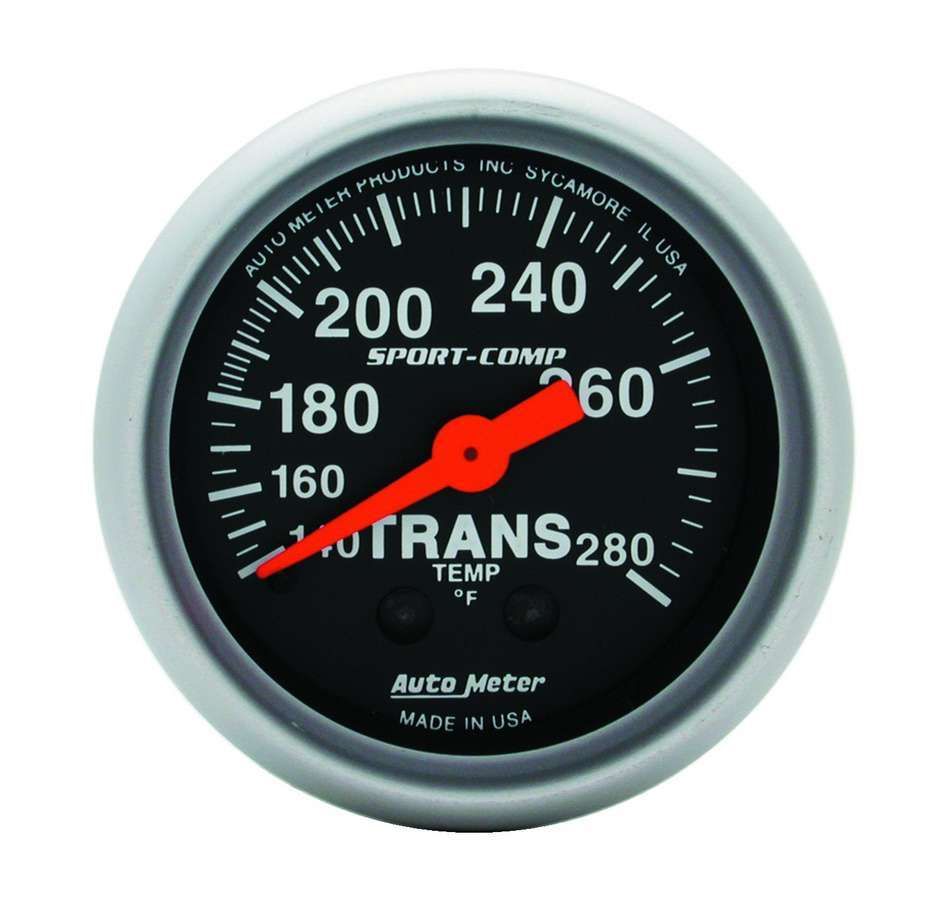 Autometer Sport Comp 140-280F Trans Temp Gauge 3351