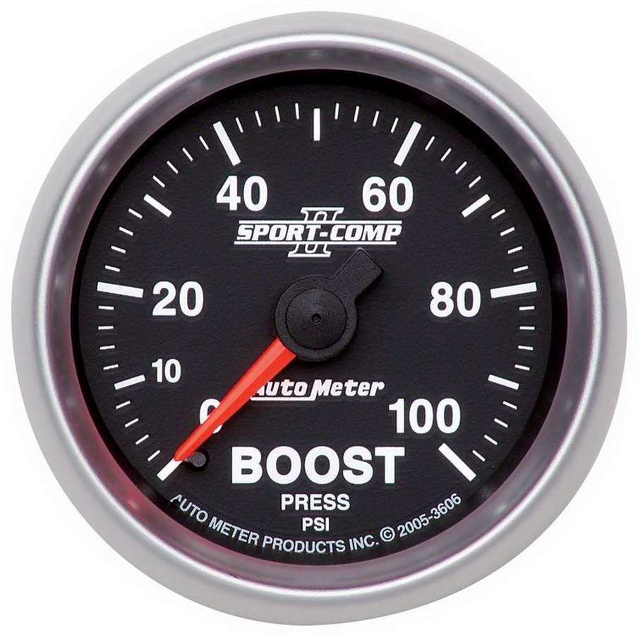 Autometer 2-1/16in 0-100 PSI Mechanical Boost Gauge 3606