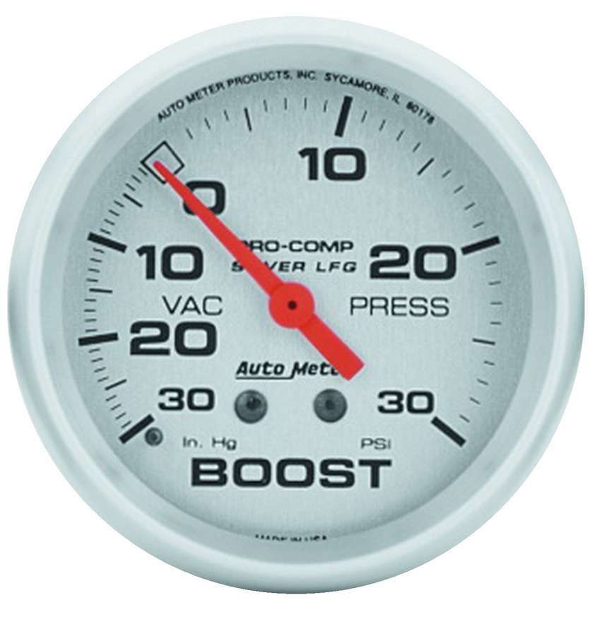 Autometer Ultra-Lite 66.7mm 30 PSI Mechanical Boost Gauge 4603