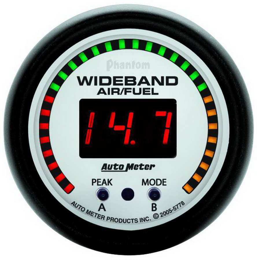 Autometer Phantom 52mm Wideband Air/Fuel Gauge 5778