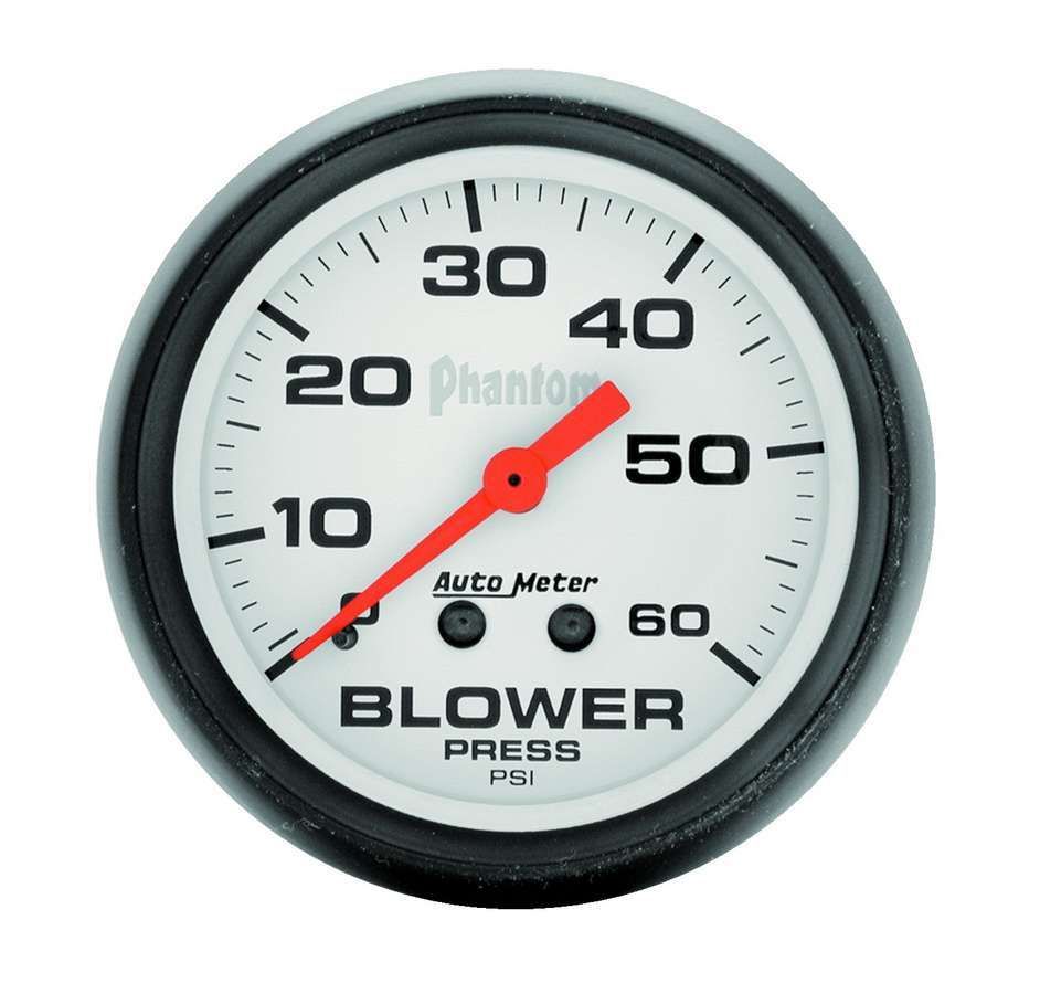 AutoMeter 2-5/8in Phantom Blower Press. Gauge 0-60 5802