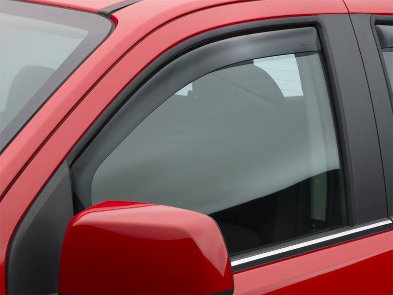 WeatherTech Front Side Window Deflectors Chevrolet Colorado - Dark Smoke 80766 image 2