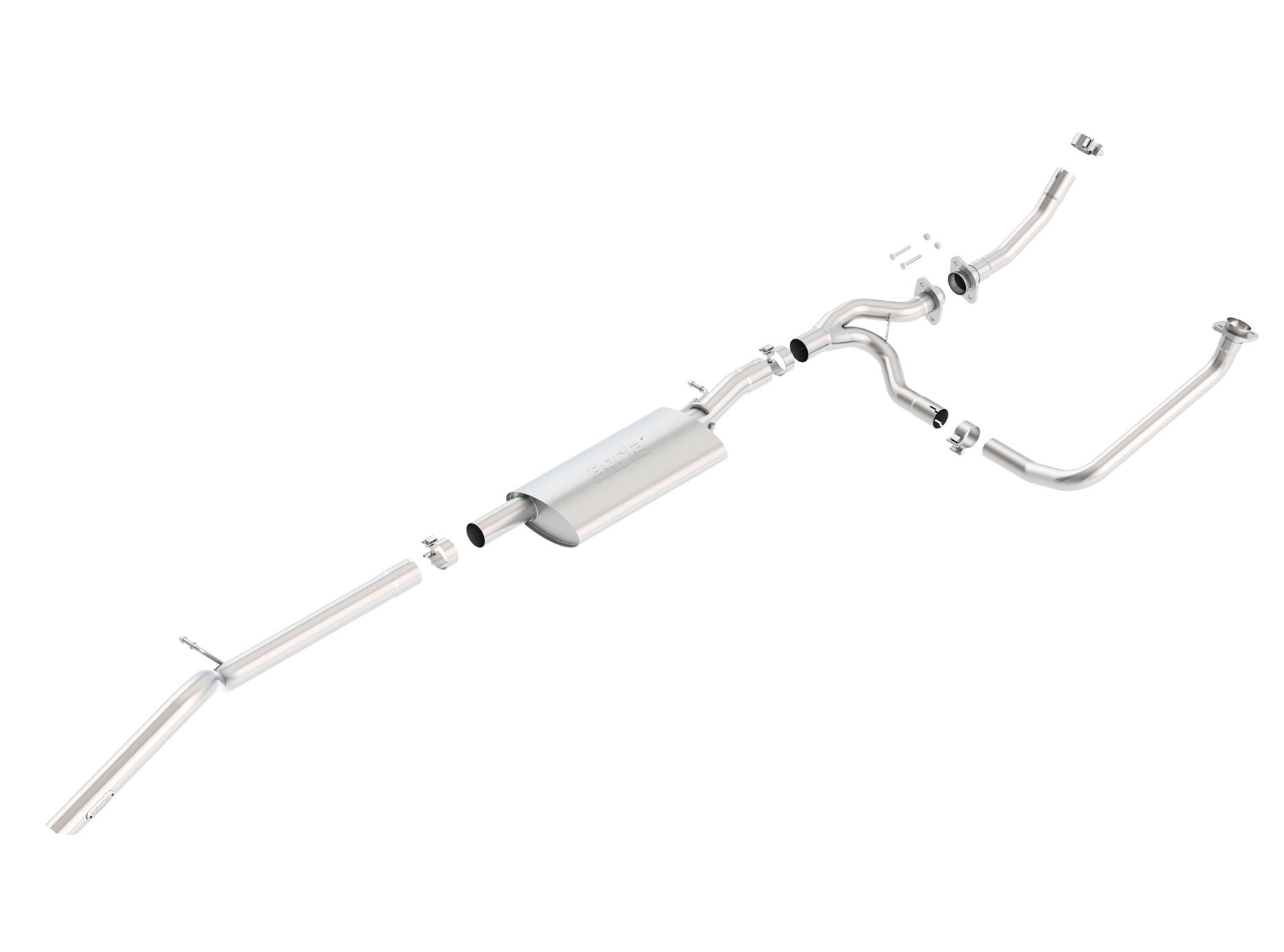 Borla Jeep Wrangler JK SType CatBack Exhaust System, V6 3.6 140634